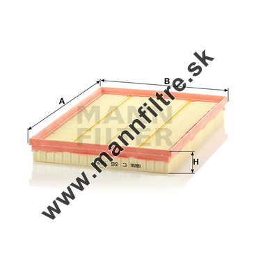 Vzduchový filter MANN FILTER C 36 145