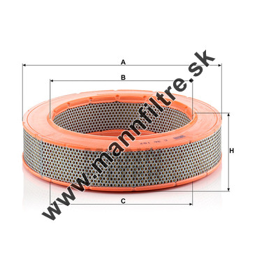Vzduchový filter MANN FILTER C 36 157