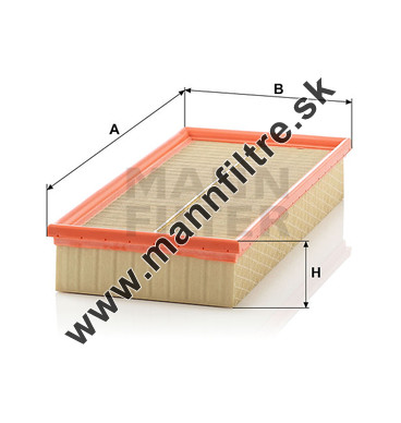 Vzduchový filter MANN FILTER C 36 168