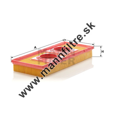 Vzduchový filter MANN FILTER C 3744/1
