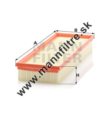 Vzduchový filter MANN FILTER C 37 100