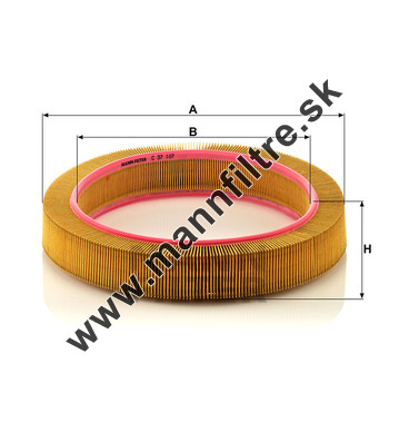Vzduchový filter MANN FILTER C 37 107
