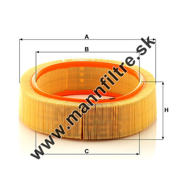 Vzduchový filter MANN FILTER C 38 161