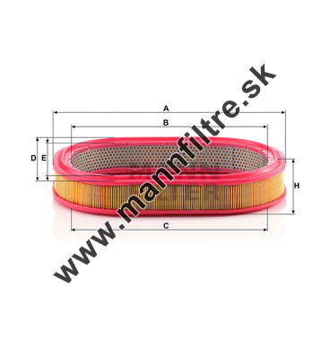 Vzduchový filter MANN FILTER C 3975/1