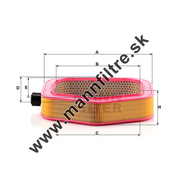 Vzduchový filter MANN FILTER C 40 193