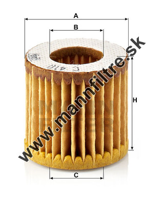 Vzduchový filter MANN FILTER C 410