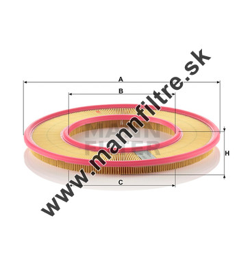 Vzduchový filter MANN FILTER C 4190