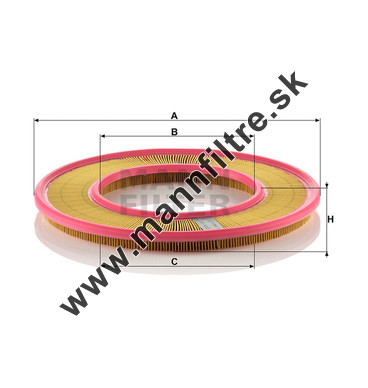 Vzduchový filter MANN FILTER C 4190/1