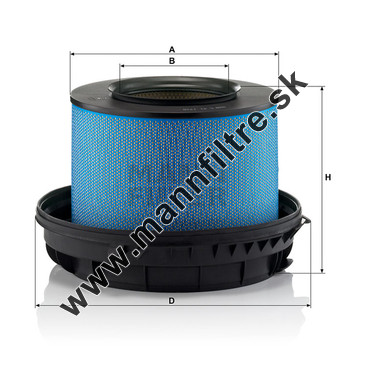 Vzduchový filter MANN FILTER C 41 1776