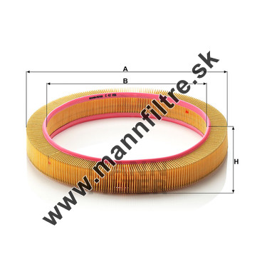 Vzduchový filter MANN FILTER C 42 098