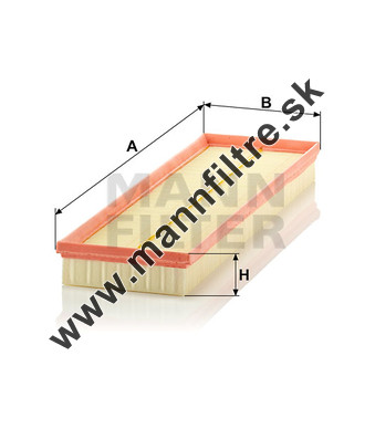 Vzduchový filter MANN FILTER C 43 102