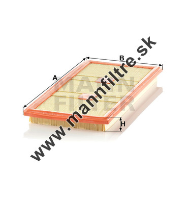 Vzduchový filter MANN FILTER C 43 139