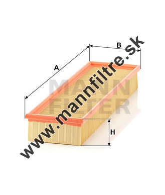 Vzduchový filter MANN FILTER C 46 150