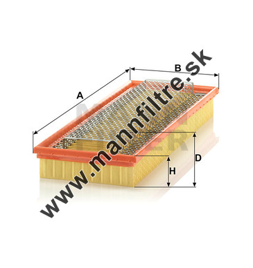 Vzduchový filter MANN FILTER C 48 183