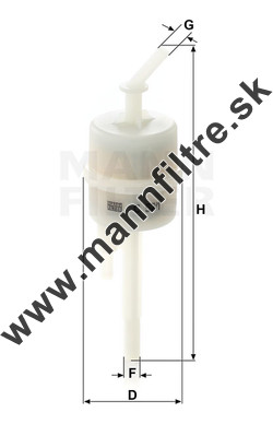 Filter odvzdušňovania MANN FILTER C 52/1