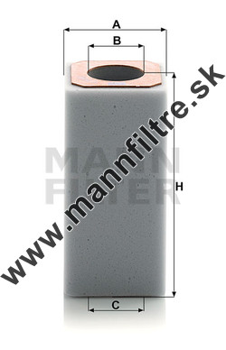 Vzduchový filter MANN FILTER C 6003