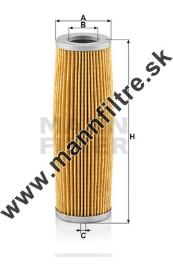 Vzduchový filter MANN FILTER C 610/2