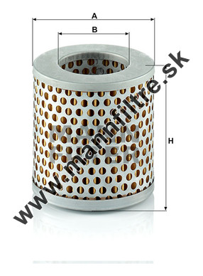 Vzduchový filter MANN FILTER C 711/1