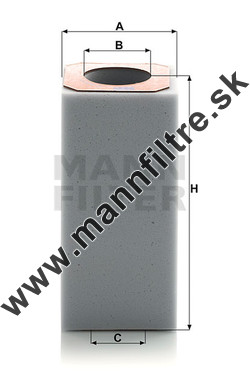 Vzduchový filter MANN FILTER C 8004