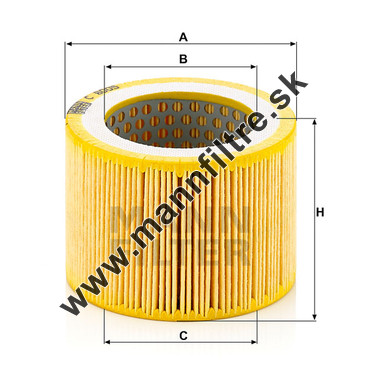 Vzduchový filter MANN FILTER C 8005