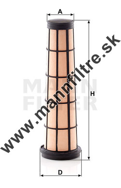 Poistný filter MANN FILTER CF 10 002