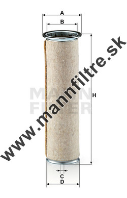 Poistný filter MANN FILTER CF 1122