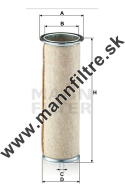 Poistný filter MANN FILTER CF 1133