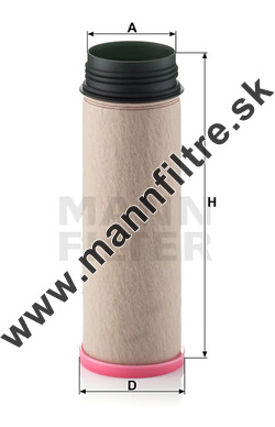 Poistný filter MANN FILTER CF 1250