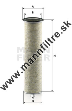 Poistný filter MANN FILTER CF 1500/1