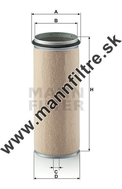 Poistný filter MANN FILTER CF 1610