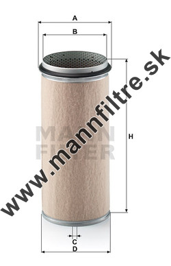 Poistný filter MANN FILTER CF 1620