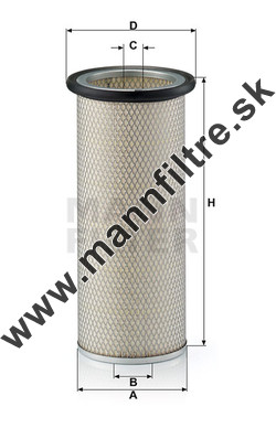 Poistný filter MANN FILTER CF 20 001