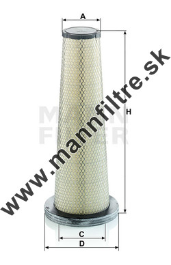 Poistný filter MANN FILTER CF 21 002