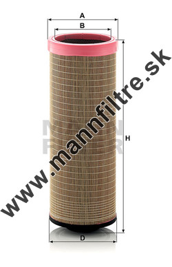 Poistný filter MANN FILTER CF 23 550/2