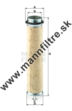 Poistný filter MANN FILTER CF 600