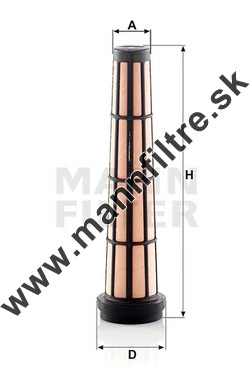 Poistný filter MANN FILTER CF 6002