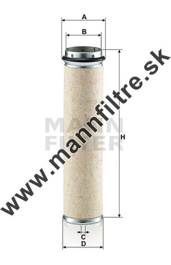 Poistný filter MANN FILTER CF 800