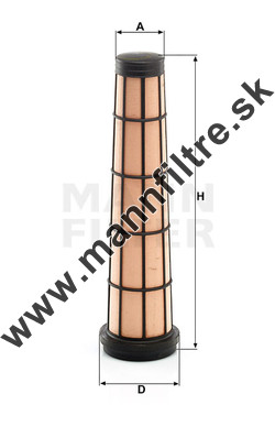 Poistný filter MANN FILTER CF 8002