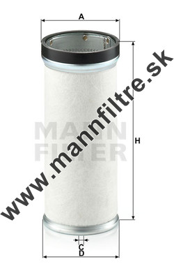Poistný filter MANN FILTER CF 821