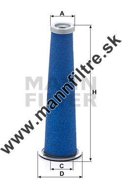 Poistný filter MANN FILTER CF 903