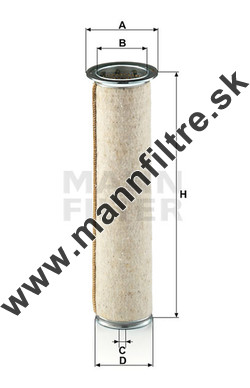 Poistný filter MANN FILTER CF 922