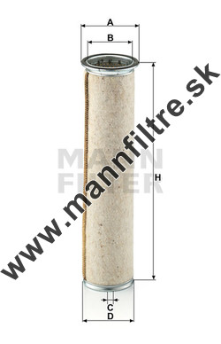 Poistný filter MANN FILTER CF 923