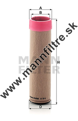 Poistný filter MANN FILTER CF 97/2