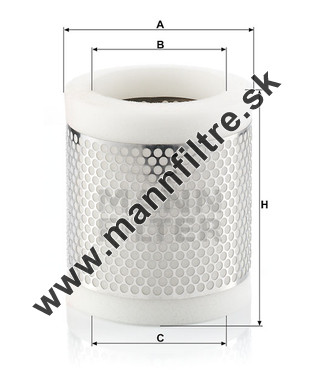 Vzduchový filter MANN FILTER CS 1343