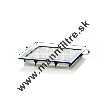 Kabínový filter MANN FILTER CU 1009