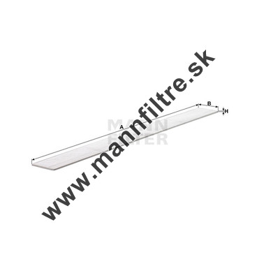 Kabínový filter MANN FILTER CU 156 0022-2