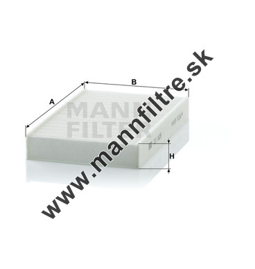 Kabínový filter MANN FILTER CU 1629