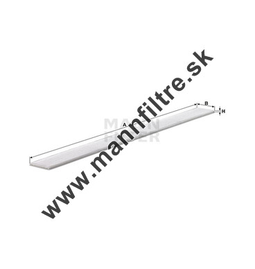 Kabínový filter MANN FILTER CU 164 0024-2
