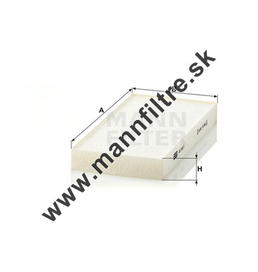 Kabínový filter MANN FILTER CU 1811-2