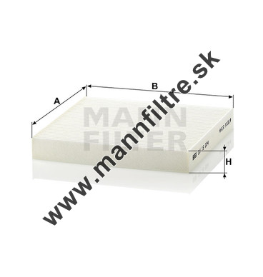 Kabínový filter MANN FILTER CU 19 004-2
